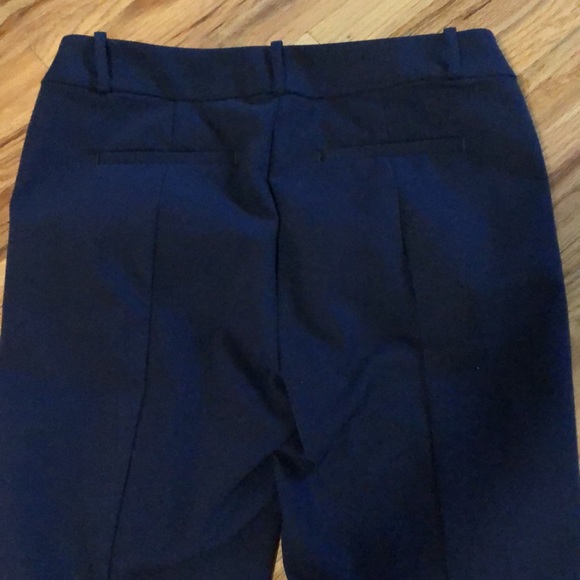 LOFT Tall Skinny Pants Julie Fit Dressy Workwear Trouser Cigarette Pant Navy 8T - Picture 7 of 10